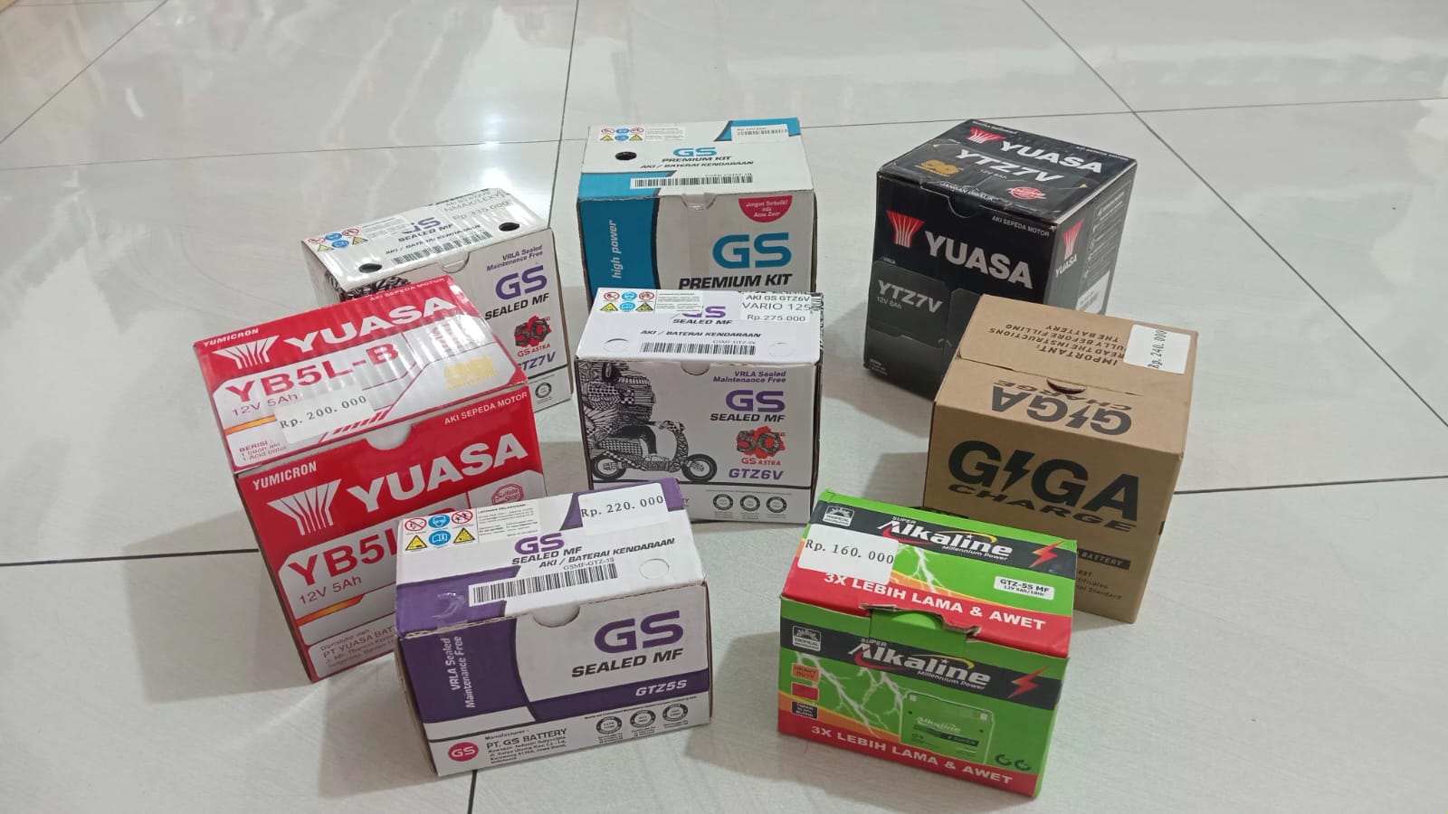 Aki motor tahan lama